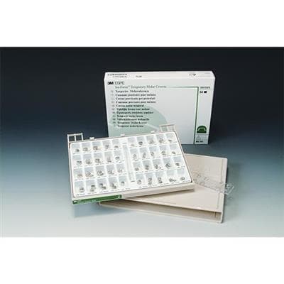 3M Iso-Form Temporary Molar Crowns, Tin-Silver Alloy, Assorted Kit, 64 Crowns, MC-64 thumbnail 5