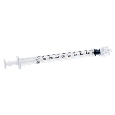 Exel Tuberculin Syringe Only, Luer Lock Tip, 1 mL, Sterile, 100/Box, 26050 - Syringe Only 1mL Luer Lock 100Bx - Image 1