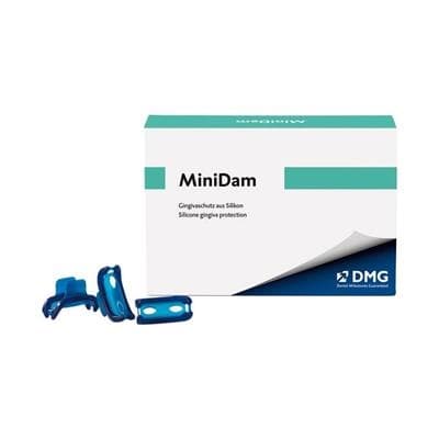 MiniDam Pre-Framed Silicone Rubber Dam, Latex-Free, Blue, 20/Box, 220381 thumbnail 6