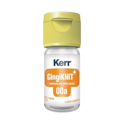 GingiKNIT+ Non-Impregnated Knitted Retraction Cord, Size 2N, Large, White with Red Strand, 72 in/Bottle, 13502 thumbnail 4
