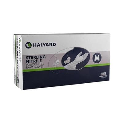 Sterling Nitrile Powder-Free Exam Gloves, X-Small, Gray, 200/Box, 50705 thumbnail 2