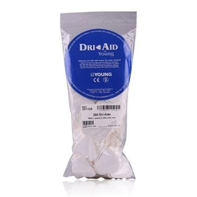 Dri-Aid Cotton Roll Substitute Wafers, Small, White, 250/Pkg, 331125 thumbnail 5