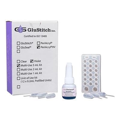 PeriAcryl 90 High Viscosity Oral Tissue Adhesive, Violet, 5 mL Multi-Use Kit, P-ACRYL5VHV thumbnail 3