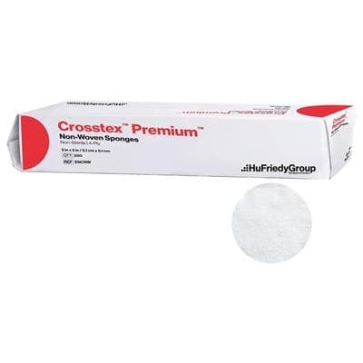 Crosstex Premium Non-Woven Sponges, 3" x 3", 4-Ply, Non-Sterile, 4000/Case, ENC3NW thumbnail 4
