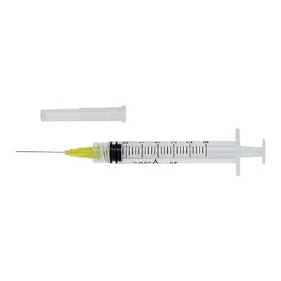 Appli-Vac Pre-Tipped Luer Lock Syringe, 3cc, 27 Gauge, Yellow, 100/Box, 316137 thumbnail 10
