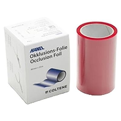 Hanel Occlusion Foil, Two-Sided Red/Black, 12 Microns, 22 mm x 25 m Roll, 480165 thumbnail 3