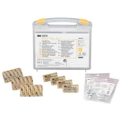 3M RelyX Fiber Post Intro Kit, 56860, 15 Posts (5 Each Size 1/2/3), 4 Drills, 20 Elongation Tips thumbnail 10