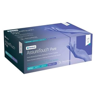 AssureTouch™ Pure Nitrile Exam Gloves, Powder Free, Non-Sterile, Extra Large, Blue, 200/Box, 9970E thumbnail 8