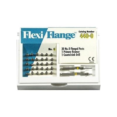 EDS Flexi-Flange Economy Stainless Steel Endodontic Post, Size 2, Refill Pack of 30, 440-02 thumbnail 2
