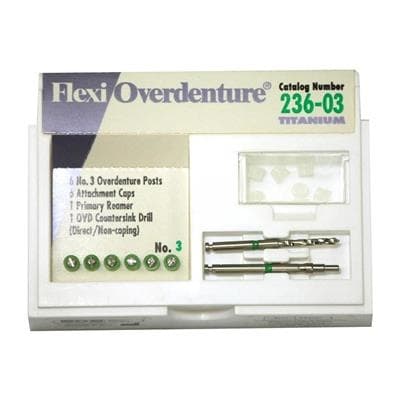 EDS Dental Flexi-Post Overdenture Titanium Direct Refill, Size 3, Non-Coping Technique, 236-03 thumbnail 2