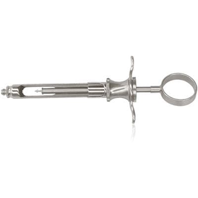 Hu-Friedy Type A Aspirating Anesthetic Syringe, Astra Style, 1.8 mL Cartridge, Stainless Steel, 1/Pk, SYRA thumbnail 11