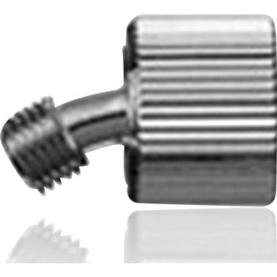 N-Tralig 30 Degree Adapter Hub for Anesthetic Syringe, Stainless Steel, Single, 76-56 thumbnail 5