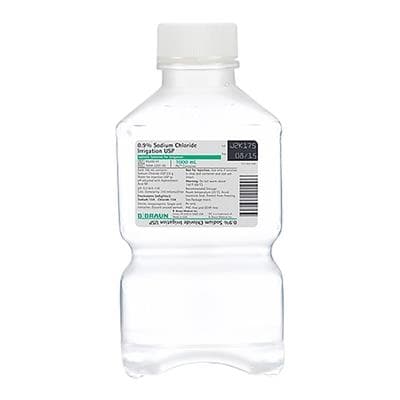 B. Braun 0.9% Sodium Chloride Irrigation, USP, 1000 mL Pour Bottle, Sterile, DEHP-Free, Not for Injection, R5200-01 thumbnail 8