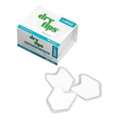 DryTips Saliva Absorbent Cotton Roll Substitute, Small (Child), White, 50/Pack, 291543 thumbnail 11