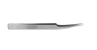 J&J Instruments Jewelers Forceps, 4.5", #8, Half-Tapered, Straight, Stainless Steel thumbnail 2