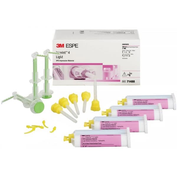 3M Imprint 4 Light Body VPS Impression Material Refill, Regular Set, 50 ml Cartridges, 4/Pk, 71488 thumbnail 11