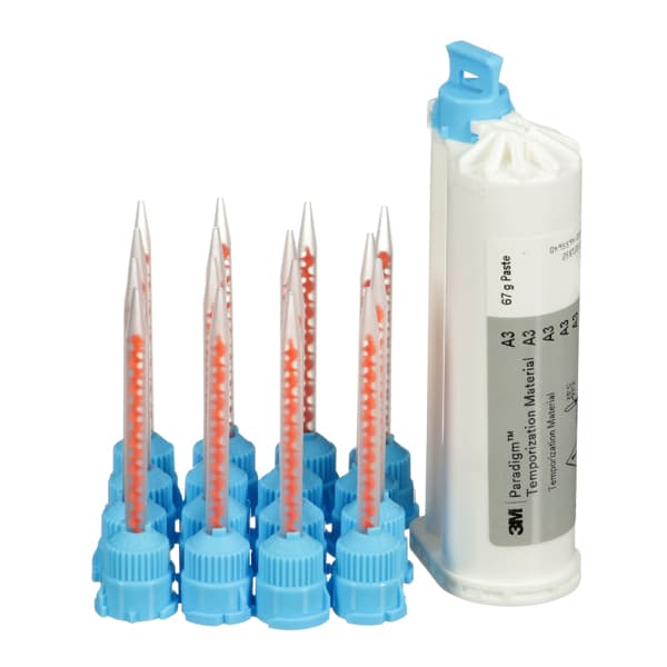 Solventum (3M) Paradigm Temporization Material Refill, Shade A3, 67 g Cartridge with 16 Garant Blue Mixing Tips, 46995 thumbnail 9