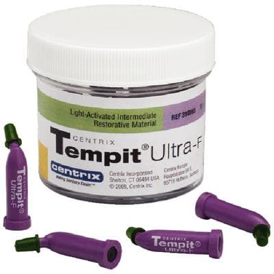 Tempit Ultra-F Light-Activated Temporary Filling Material with Fluoride, Prefilled Tips, 0.20 g, 30/Jar, 310064 thumbnail 21