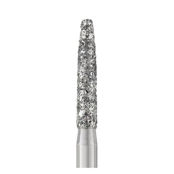 Alpen x1 Sterile Single-Use Diamond Bur, FG, #878K-018, Curettage/Pointed Taper, 1.8 mm, Super Coarse, Black, 25/Pk, X878KSC018 thumbnail 8