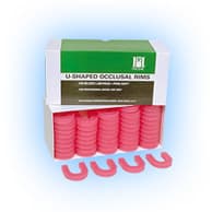 Hygenic U-Shaped Occlusal Rim Wax, Soft Pink, Recessed Base, 100/Box, H00822 thumbnail 16