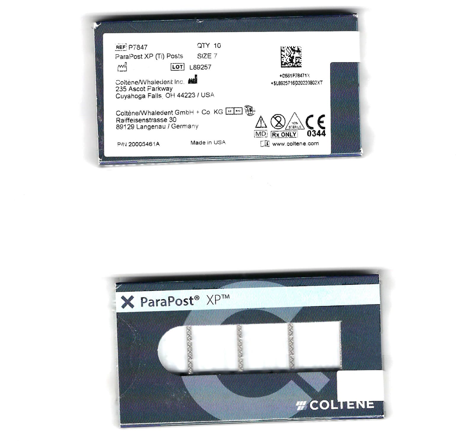 ParaPost XP Titanium Post, Size 7, Green, 0.070" / 1.75mm, 10/Pk, P-784-7 thumbnail 10