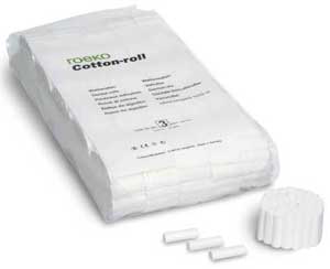 Coltene Roeko Size #2 Cotton Rolls, 1-1/2" x 3/8", Highly Absorbent, Soft & Smooth, Non-Sterile, Bag of 1000, 104012 thumbnail 5