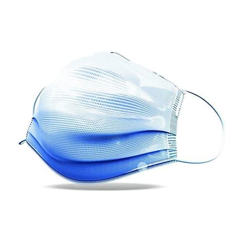 Cranberry Repel Anti-Fog 4-Ply Earloop Face Mask, ASTM Level 3, Sapphire, 50/Box, R2970SA thumbnail 21