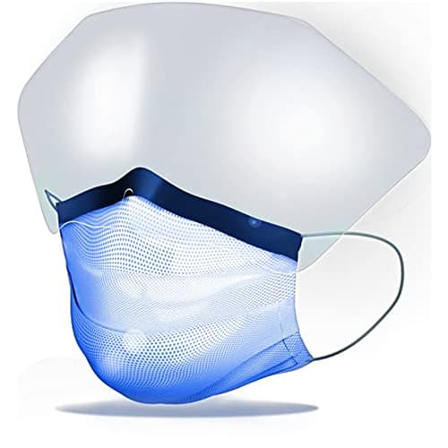 Cranberry Repel 4-Ply Anti-Glare Wide-Angle Shield Earloop Face Mask, ASTM Level 3, Sapphire, 25/Box, R2980SA thumbnail 15