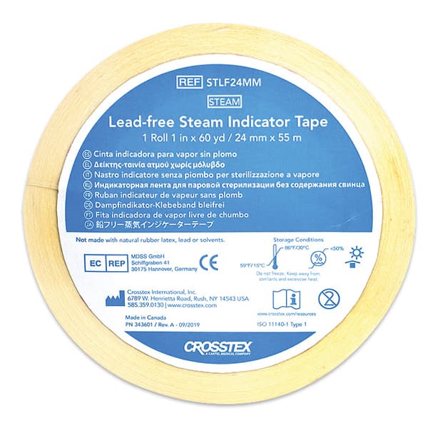 Crosstex Steam Indicator Tape, Lead-Free, 1" x 60 yd, 1 Roll/Pk, STLF24MM thumbnail 8