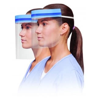 Crosstex Disposable Face Shield, 3/4 Length 7", Clear, Anti-Fog, Latex-Free, 24/Box, GCSS thumbnail 10