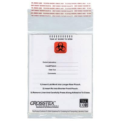 Crosstex Laboratory Transport Bags, 6" x 10", 250/Box thumbnail 4