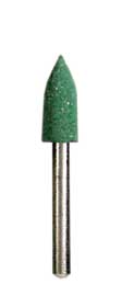Dedeco Classic Midget Polisher, Green, Mini Flame, Coarse, FG (1/16" Shank), 12/Box, 4580 thumbnail 10