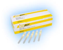 Accuject Disposable Dental Needles, Plastic Hub, 27 Gauge Long (32mm), Yellow, Sterile, 100/Box, 900805 thumbnail 20