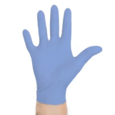 Aquasoft Blue Nitrile Exam Gloves, Powder-Free, Latex-Free, X-Large, 250/Box, 43936 thumbnail 6