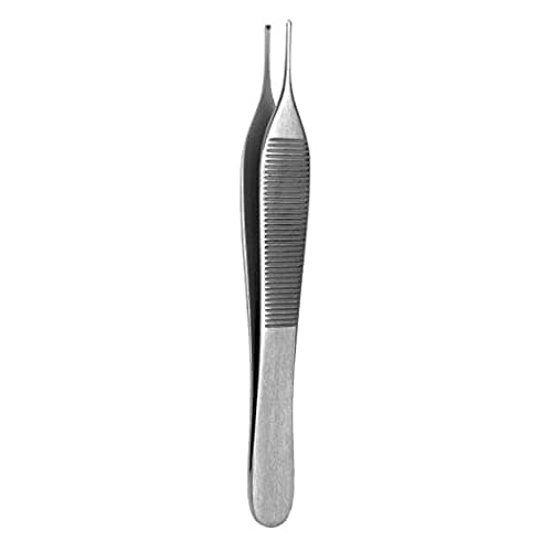Hu-Friedy #43 Adson-Brown Tissue Pliers, 7 x 7 Teeth, 4.75", Stainless Steel, 1/Pk, TP43 thumbnail 10