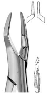 Hu-Friedy Extraction Forceps #65, Upper Roots, Fragments & Overlapping Incisors, Presidential Series, Stainless Steel, Each thumbnail 9