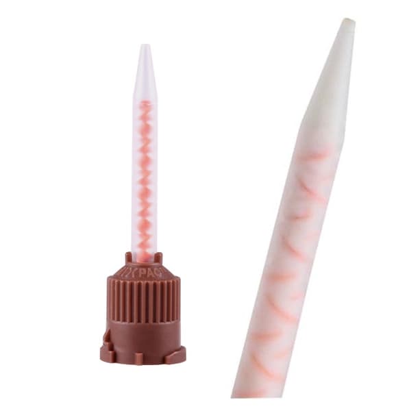 Kerr Maxcem Elite 4:1 Automix Mixing Tips, Regular, Brown Hub/Orange Mixer, 50/Pk, 32862 thumbnail 14