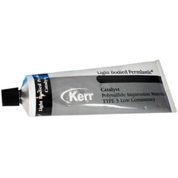 Kerr Permlastic Light Body Catalyst Only, Polysulfide Impression Material, 130 g (70 mL) Tube, Gray, 00504 thumbnail 10