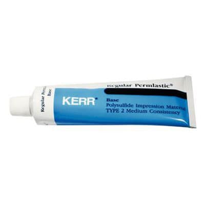 Kerr Permlastic Polysulfide Impression Material, Base Only, Regular Body, 100 g Tube, White, 00493 thumbnail 8