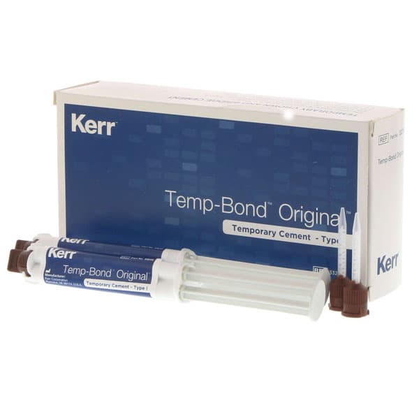 Temp-Bond Original Zinc Oxide Eugenol Temporary Cement, Automix Syringe Kit, 2 x 11.8 g Syringes with 20 Mixing Tips, 33215 thumbnail 20
