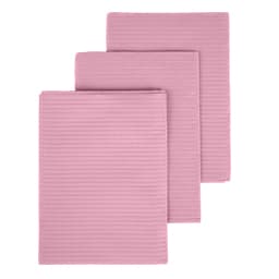 Medicom Dry-Back Plus Dental Bibs, 13" x 18", 3-Ply Paper + 1-Ply Poly, Dusty Rose, 500/Case, 8386 thumbnail 5