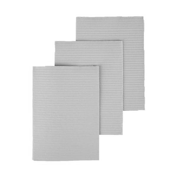 Medicom Dry-Back Plus Dental Bibs, 3-Ply Paper + 1-Ply Poly Backing, 13" x 18", Silver Gray, 500/Case, 8381 thumbnail 7