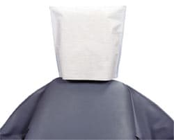 SafeBasics Tissue/Poly Headrest Covers, 10" x 13", White, 500/Box, 3017 thumbnail 9