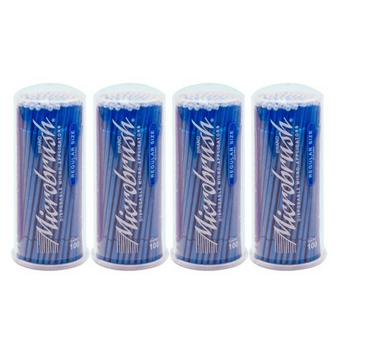 Microbrush Tube Series Applicators, Regular, Blue, 2mm, 400/Pk, MRB400 thumbnail 13