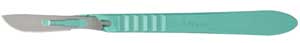 #22 Disposable Scalpel, Stainless Steel, Sterile, Safety Sleeve, Box of 10, 4-422 thumbnail 8