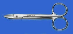 Miltex Crown and Collar Scissors, #11S, Curved, Smooth Blades, 4-1/4" (9D-135) thumbnail 13