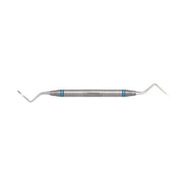 Nordent Heidbrink #2-3 Double-Ended Root Tip Pick, Pointed Tips, DuraLite ColorRings Handle, Stainless Steel thumbnail 4
