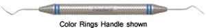 Nordent #2XL Double-Ended Explorer, DuraLite ColorRings Handle, Stainless Steel thumbnail 4