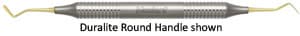 Nordent Composite Placement Instrument, #40T, Double Paddle, Titanium Nitride Coated, DuraLite ColorRings Handle, Stainless Steel, Double End thumbnail 4