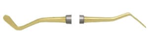 Nordent Composite Placement Instrument, #5T Double Paddle, Double End, Titanium Nitride Coated, DuraLite ColorRings Handle, Stainless Steel, CP1 thumbnail 3